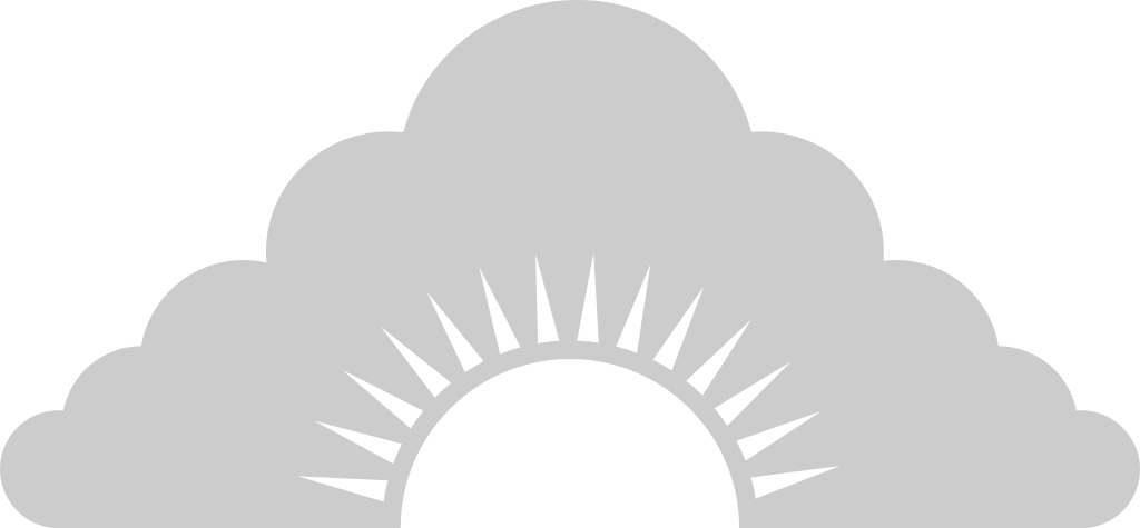 Sun and Cloud vector