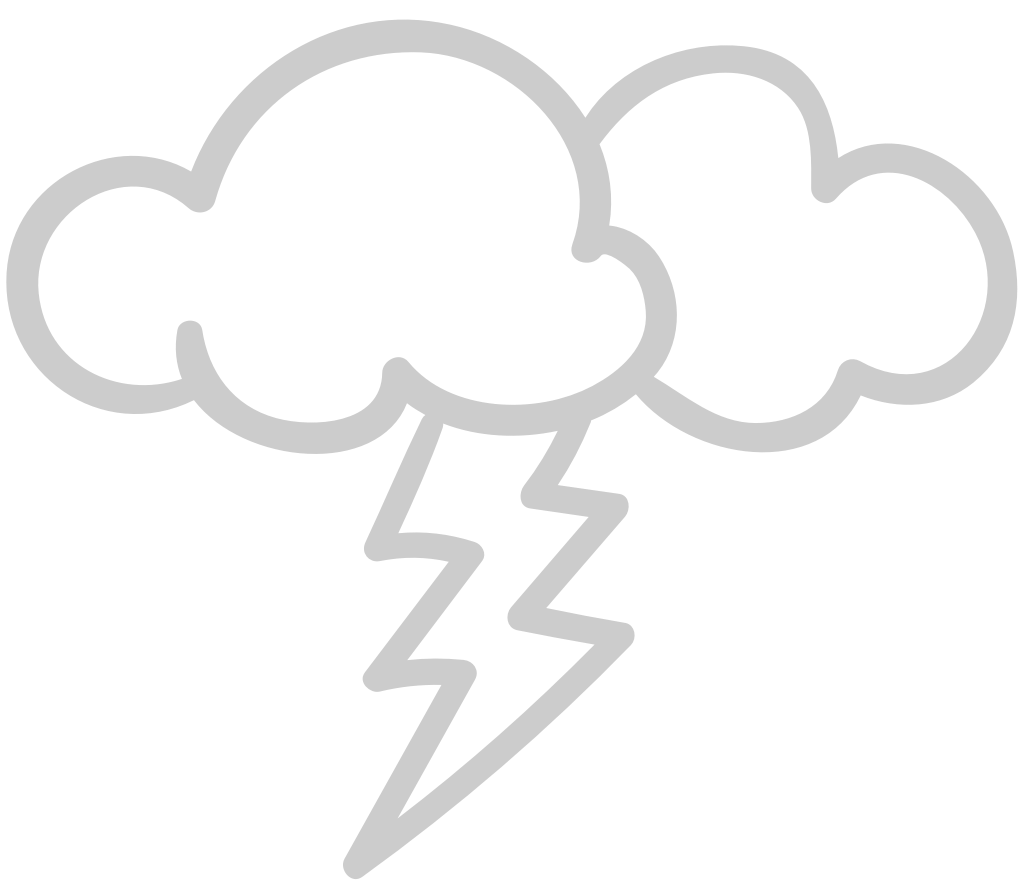 Cloud and Thunder vector