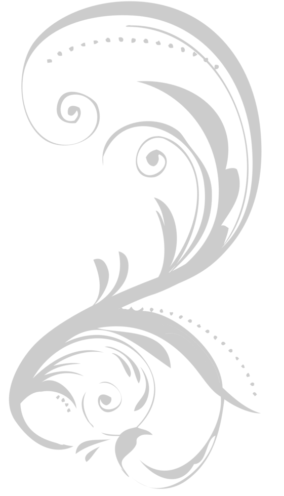 Swirl floral vector
