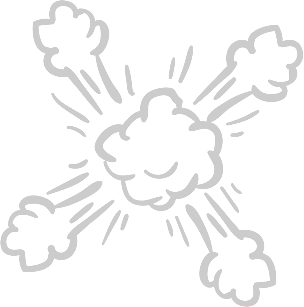 Fight Dust Cloud vector