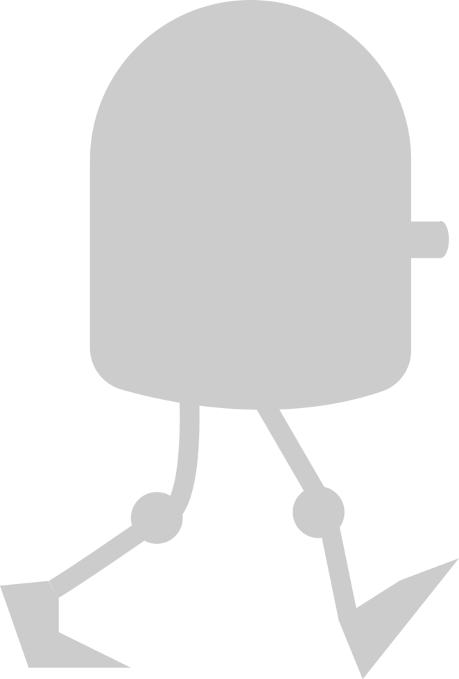 caminar robot vector