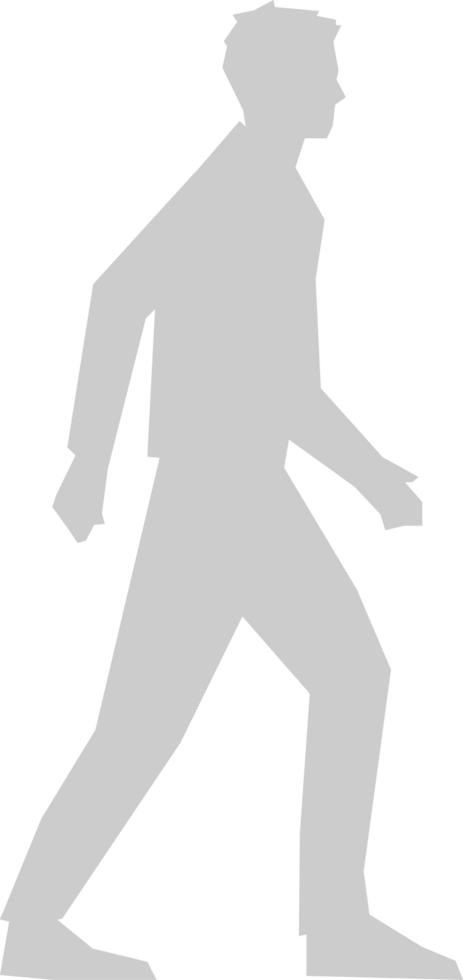 caminar hombre vector