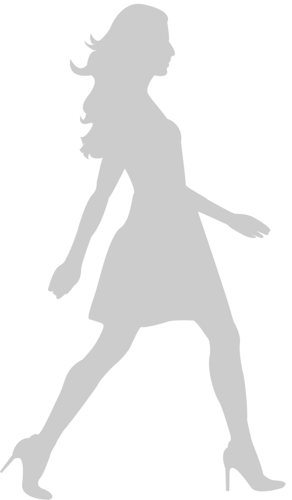 Walk Woman vector