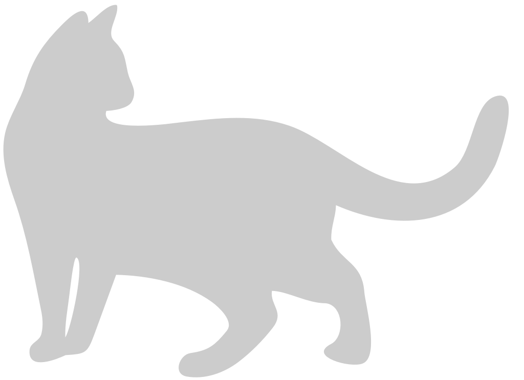 Silhouettes Cat vector