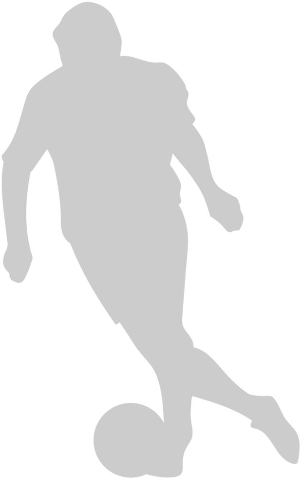Silhouettes Soccer vector