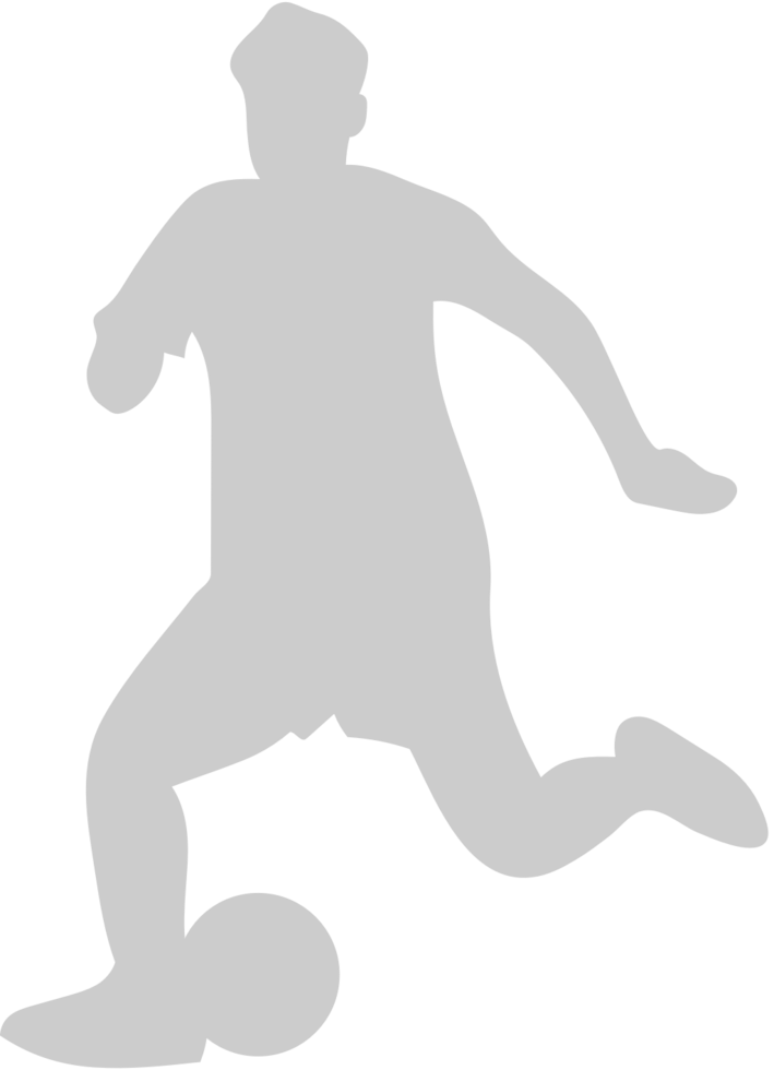 Silhouettes Soccer vector