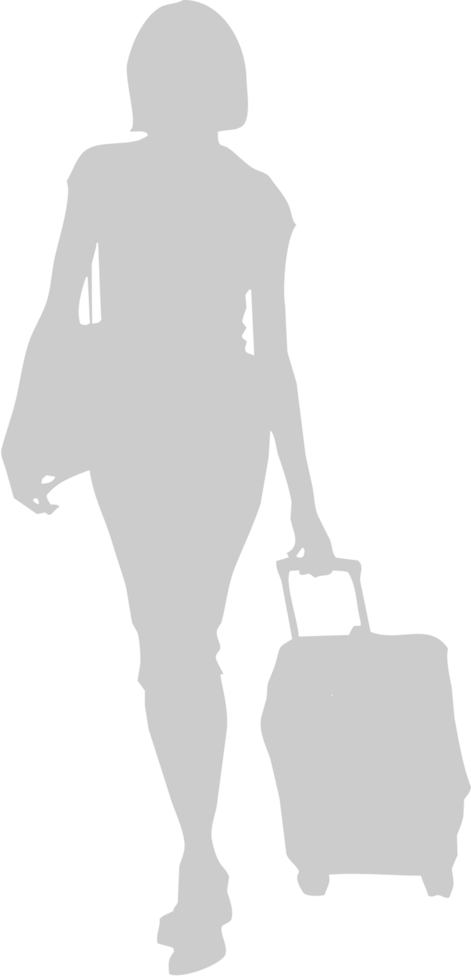 Silhouettes travel vector