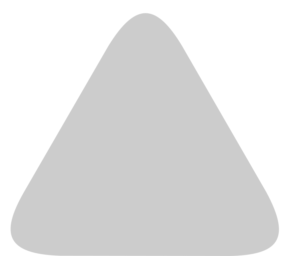 Triangle rounded vector