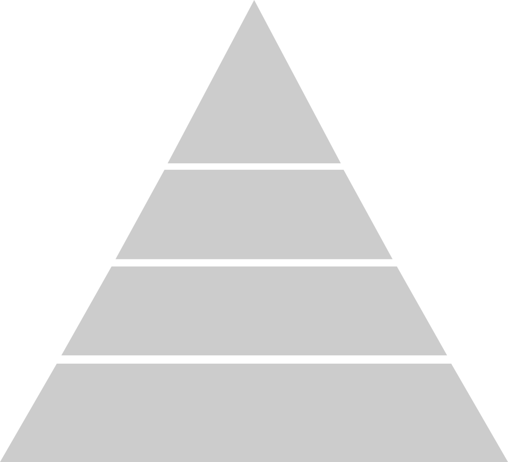 Triangle infographic vector