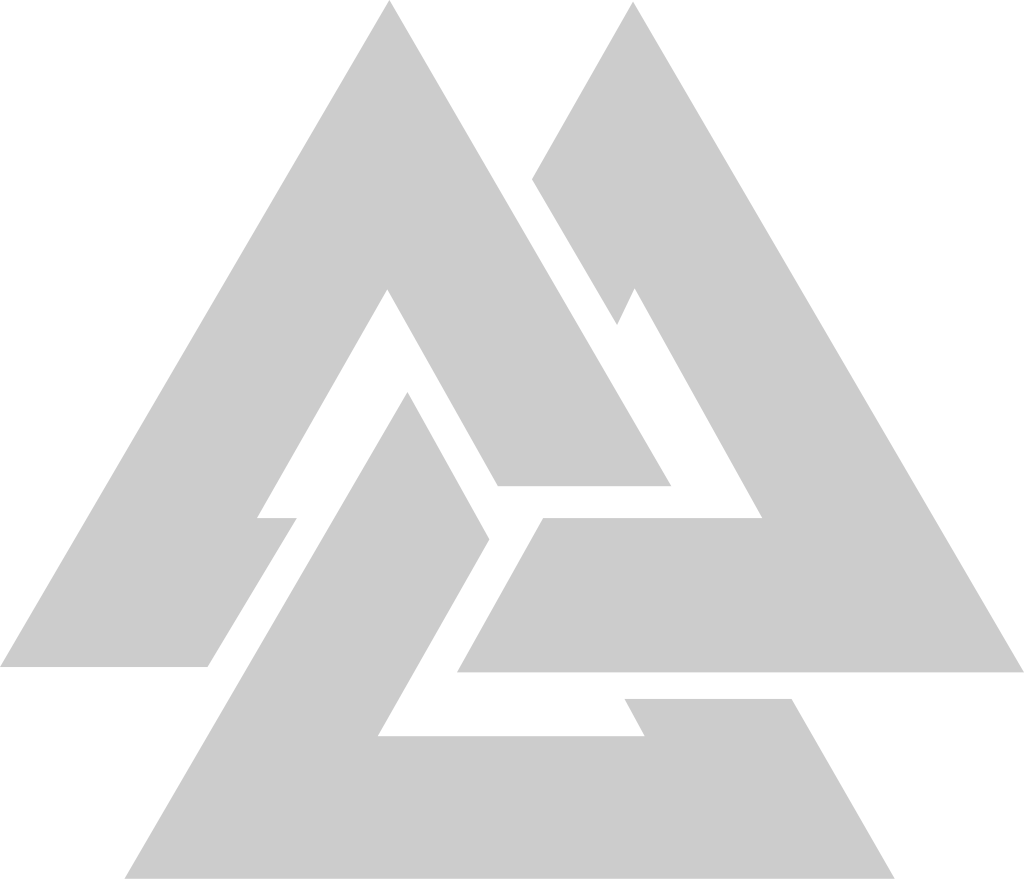 Triangle valknut vector