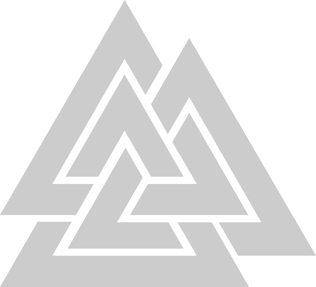 Triangle valknut vector