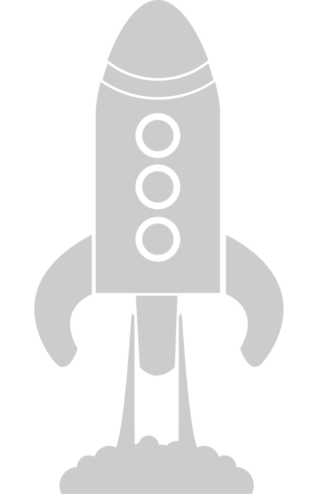 Flying Rocket vector