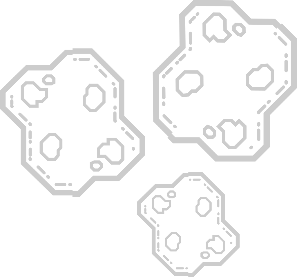 Asteroids vector