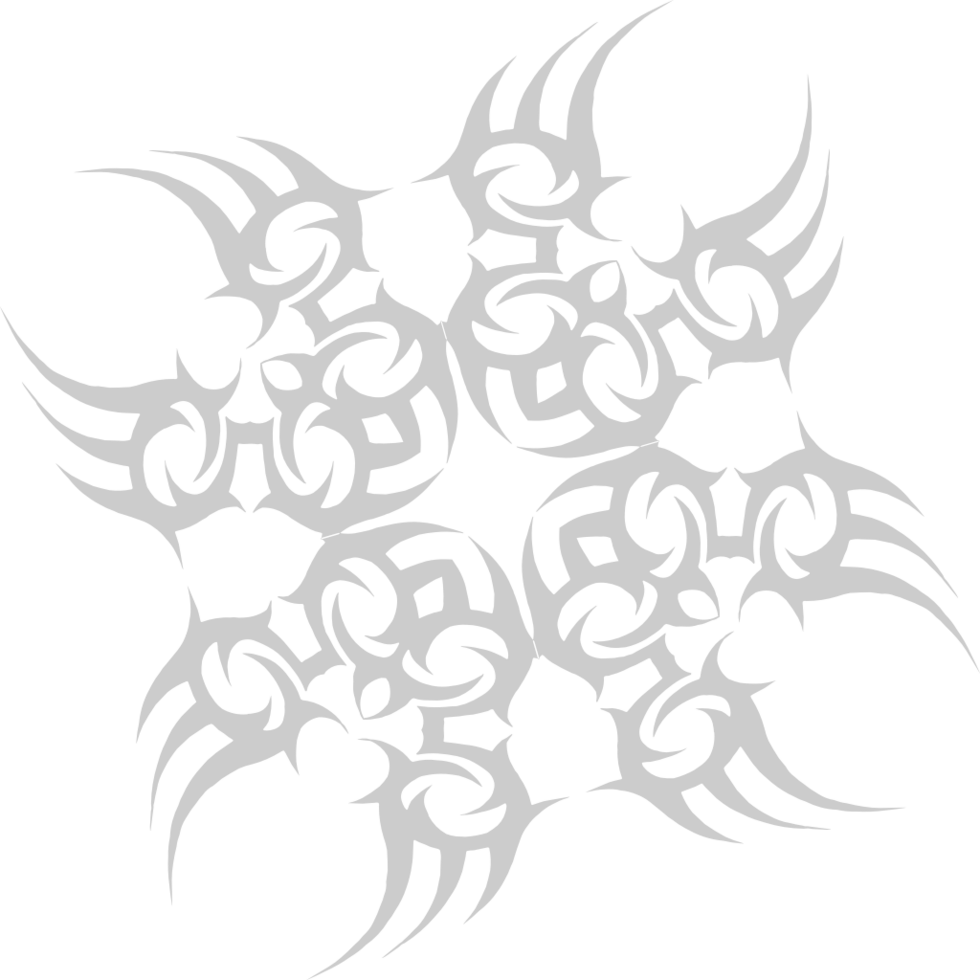 Tribal flower vector