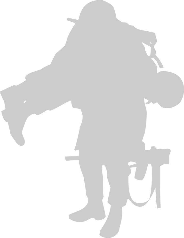 wounded soldier vector