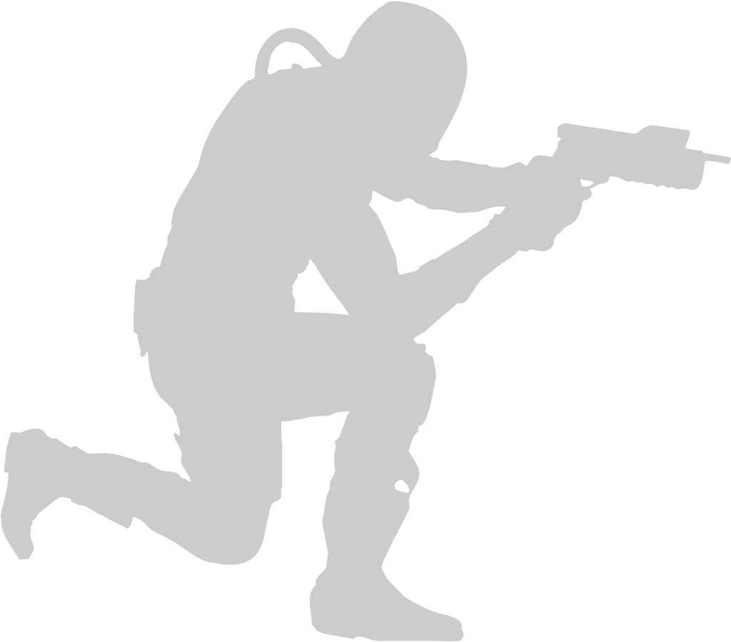 shooting soldier vector
