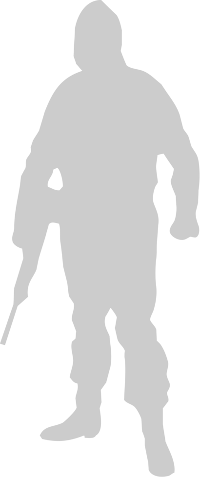 standing soldier vector