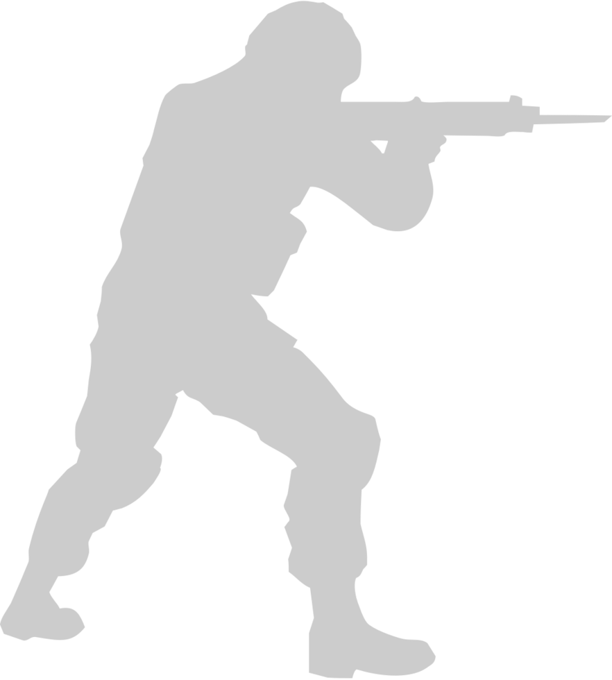 shooting soldier vector