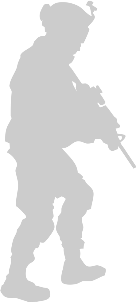 standing soldier vector