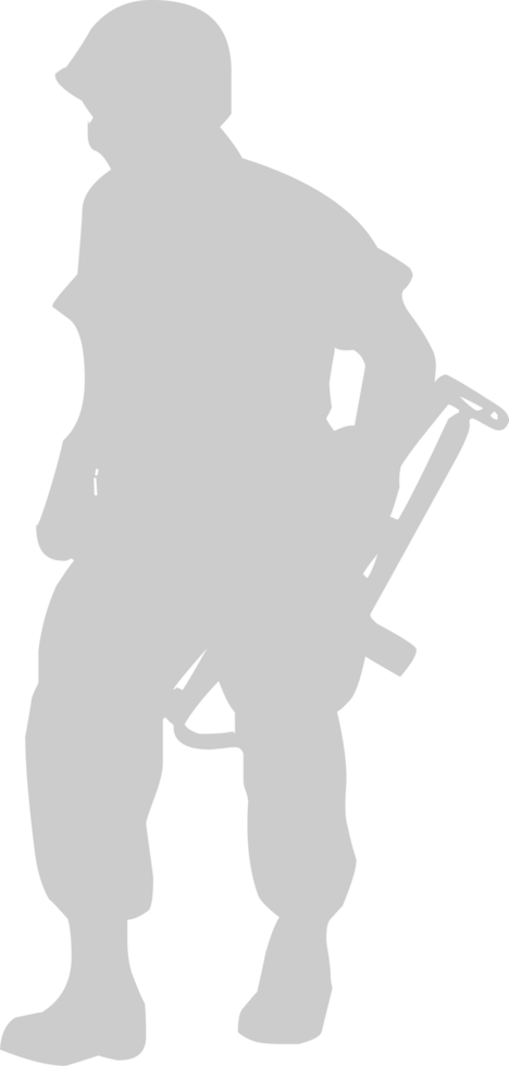 standby soldier vector