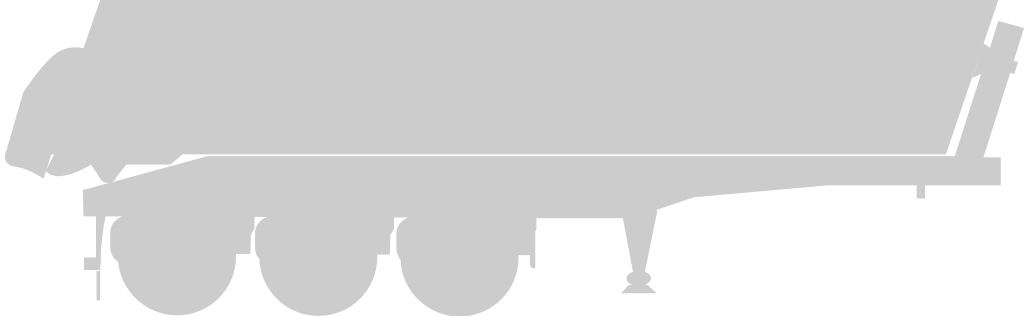 trailer dump vector