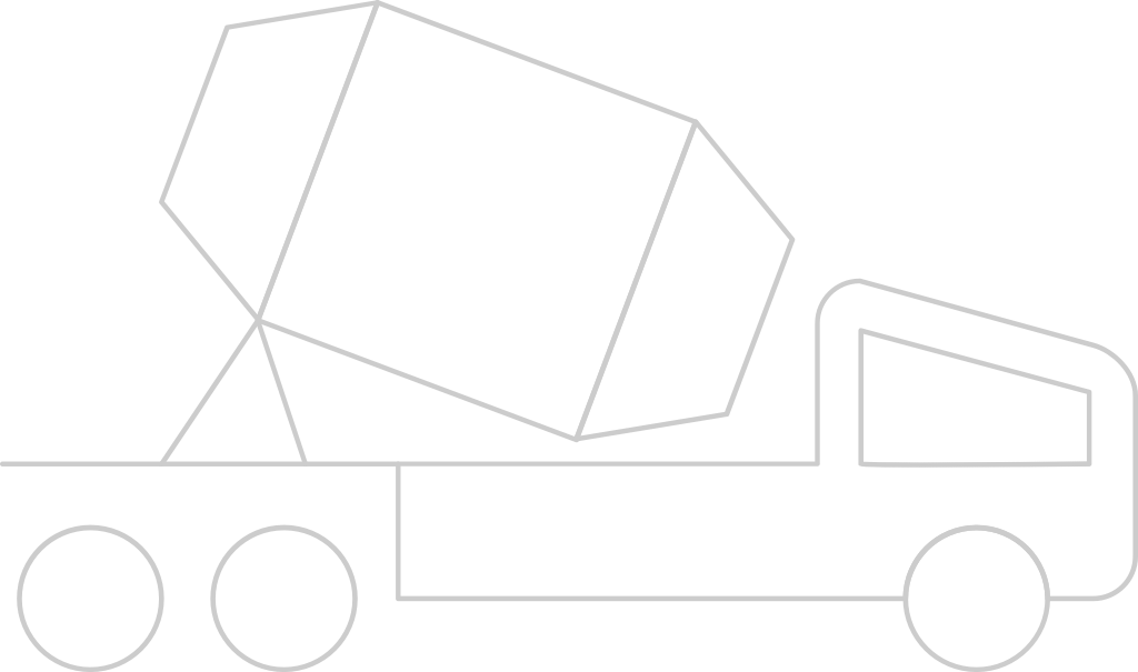 bulk cement trailer vector