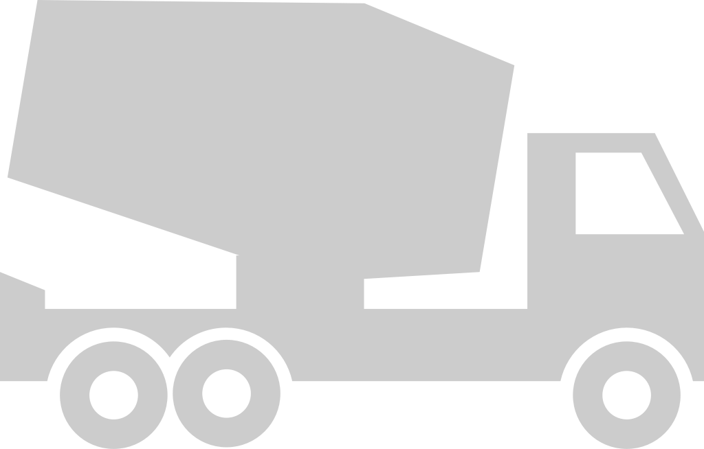 bulk cement trailer vector