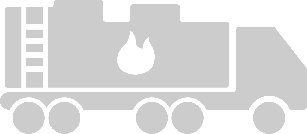fuel trailer truck vector