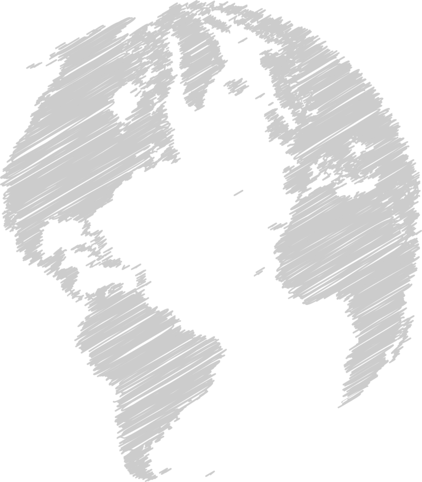 Sketch World Map vector
