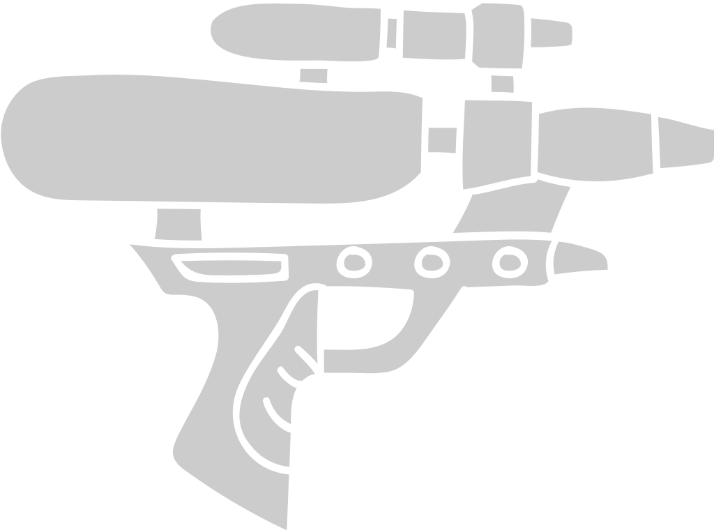 Water gun vector