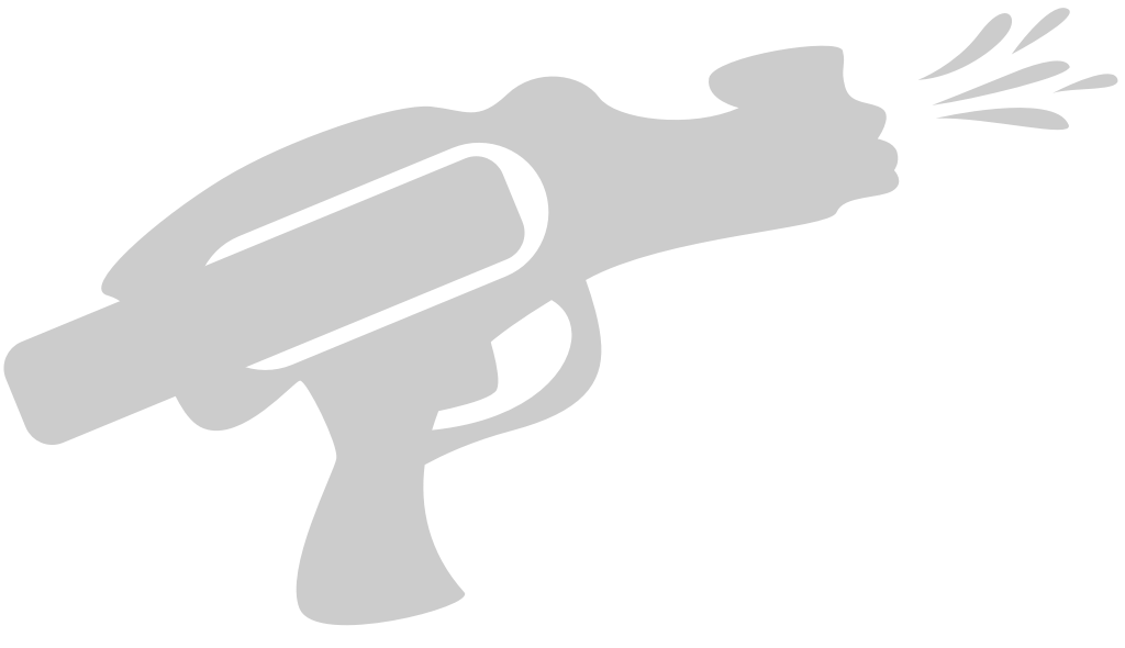 Water gun vector