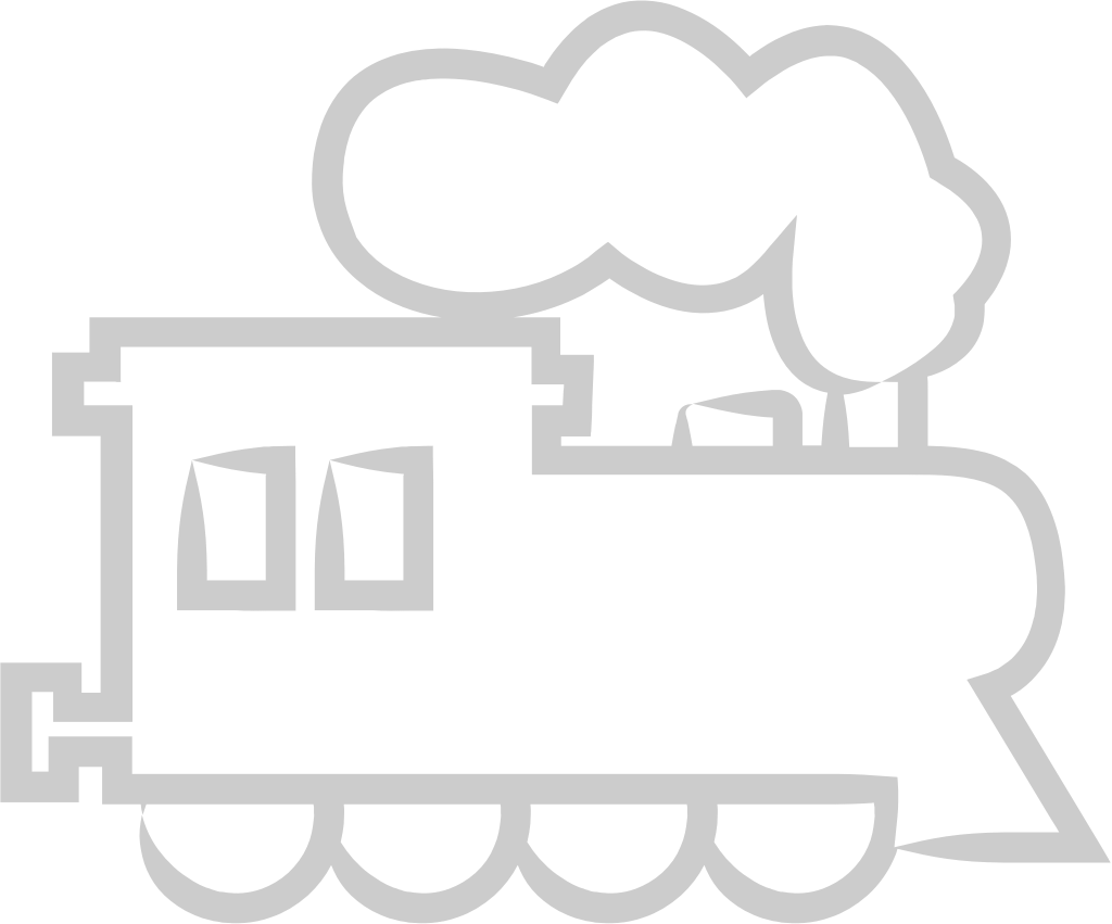 steam locomotive train vector