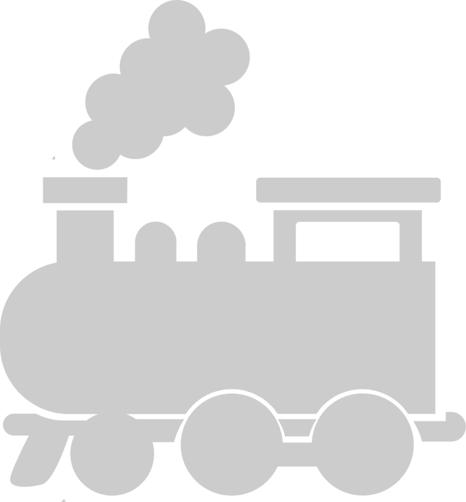 vapor locomotora tren vector