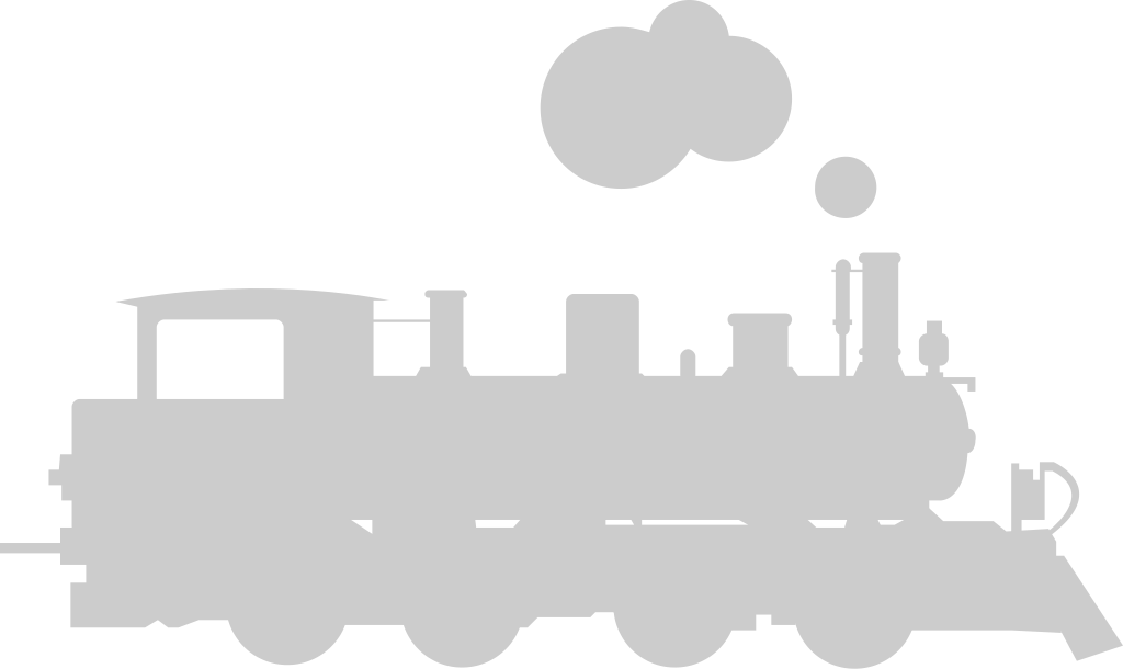 steam locomotive train vector