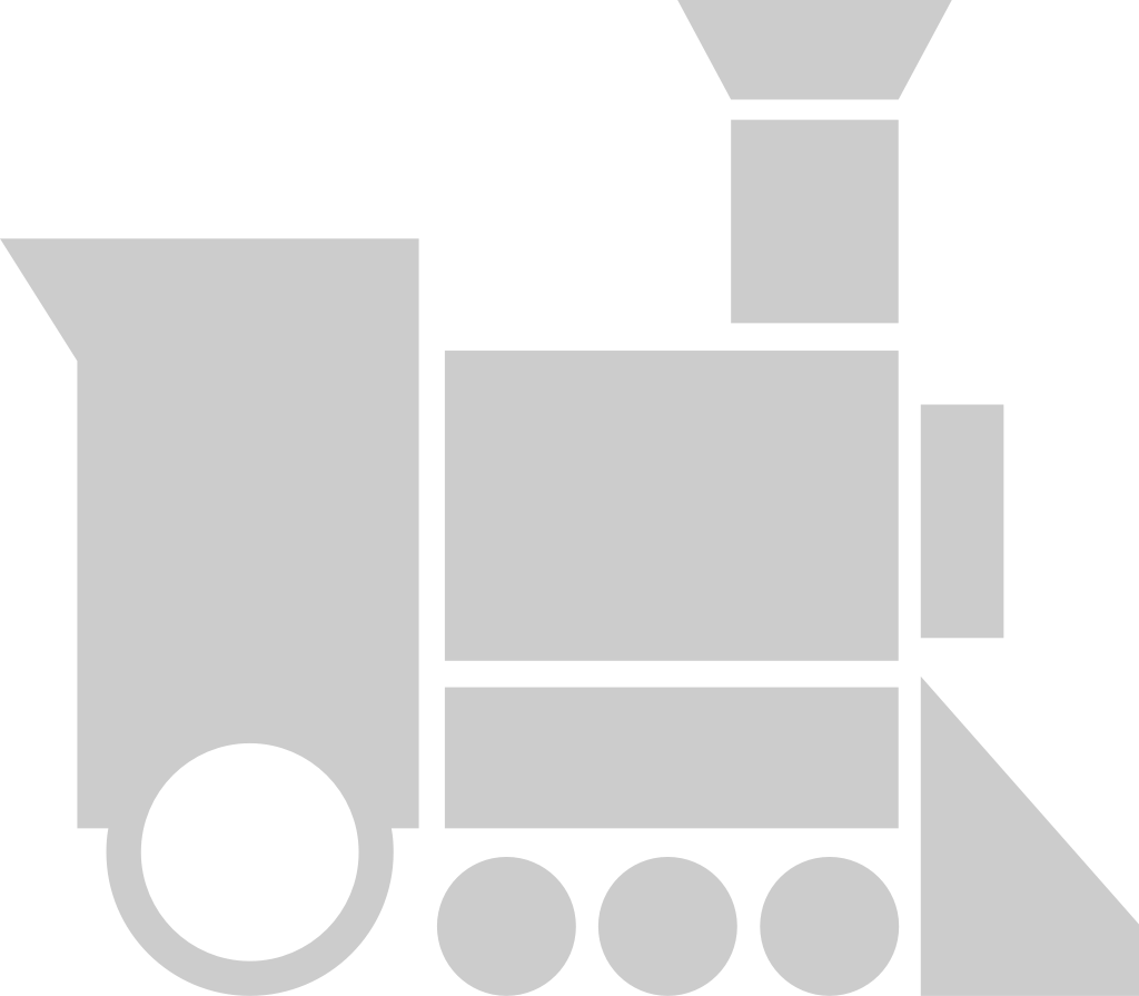 steam locomotive train vector