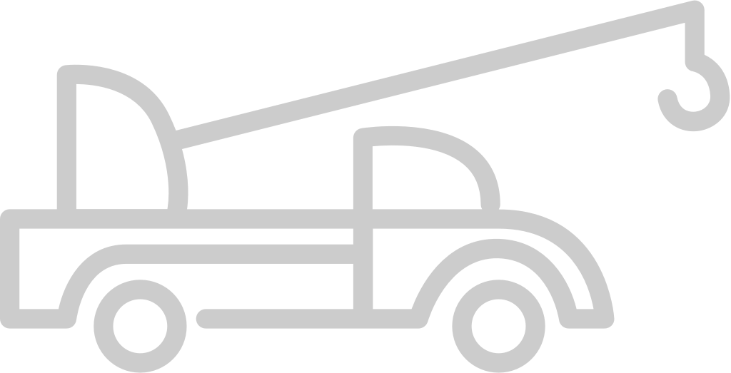 crane truck vector