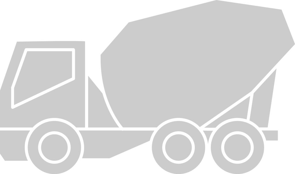 concrete mixer truck vector
