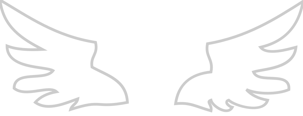 Wing outline vector
