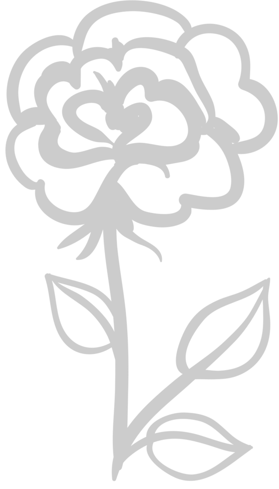 Sketchy Rose vector