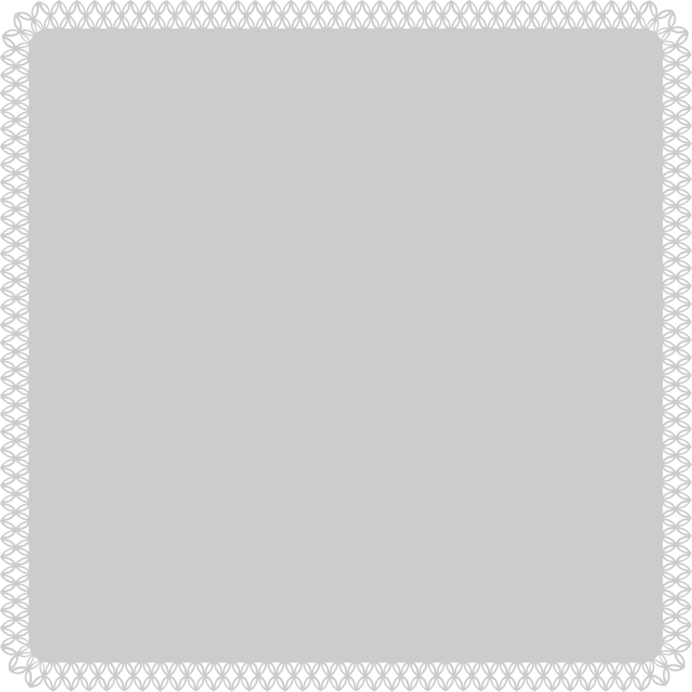 Square doily vector