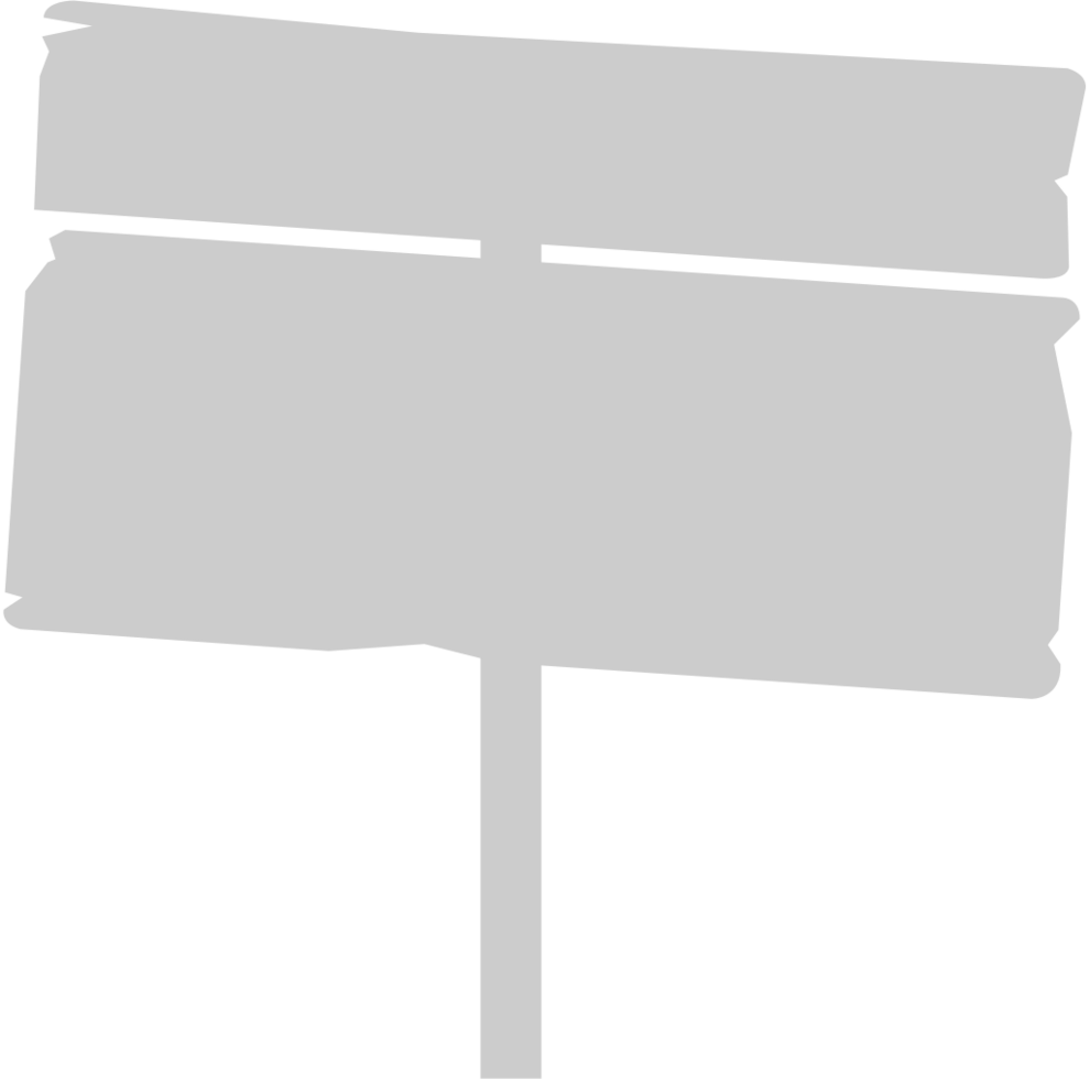 Sign plank vector