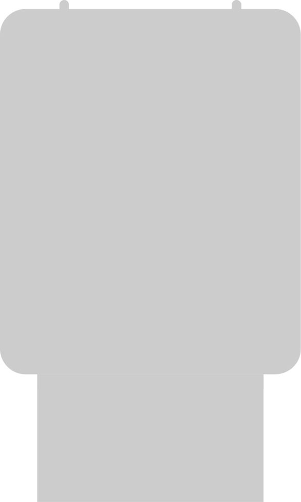 Sign billboard rectangle vector