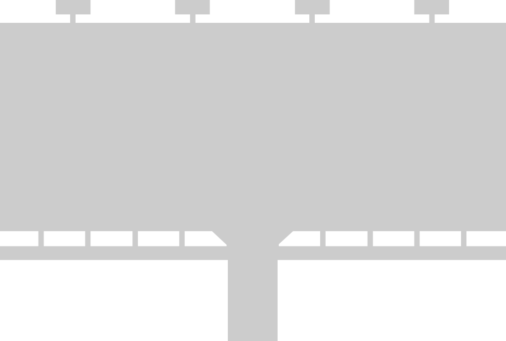 Sign billboard vector