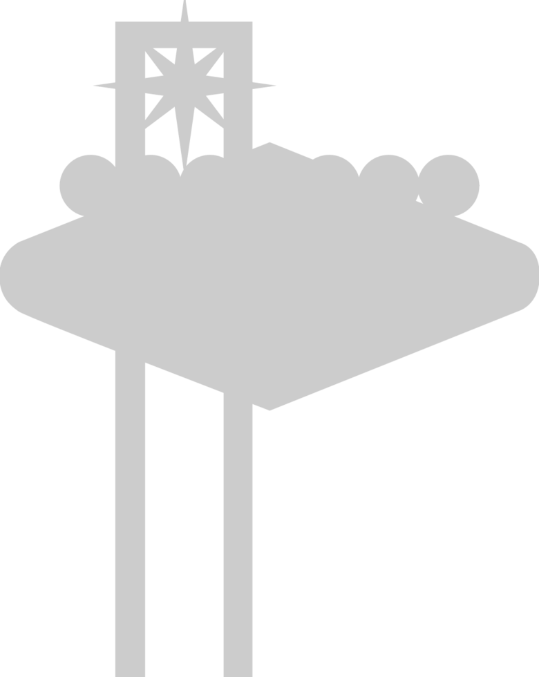 Sign Las vegas vector