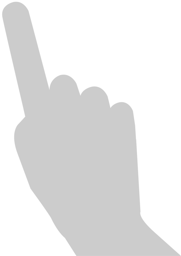 Hand vector