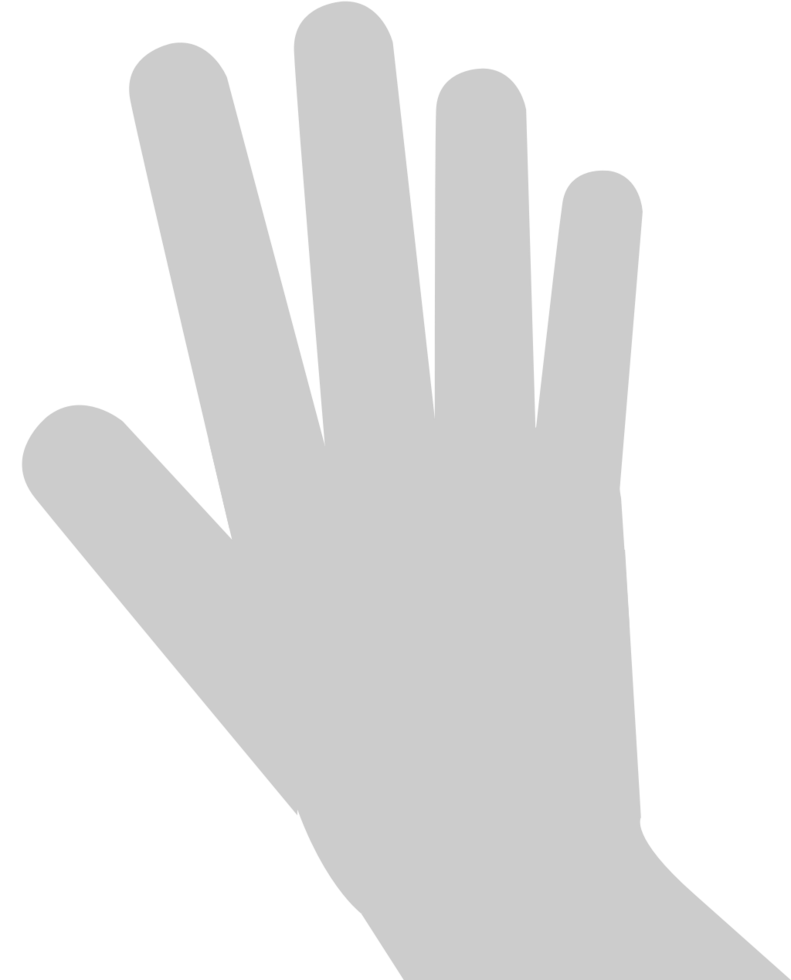 Hand vector