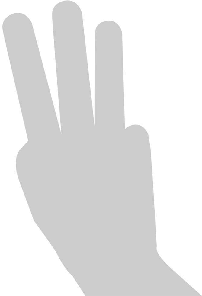 Hand vector