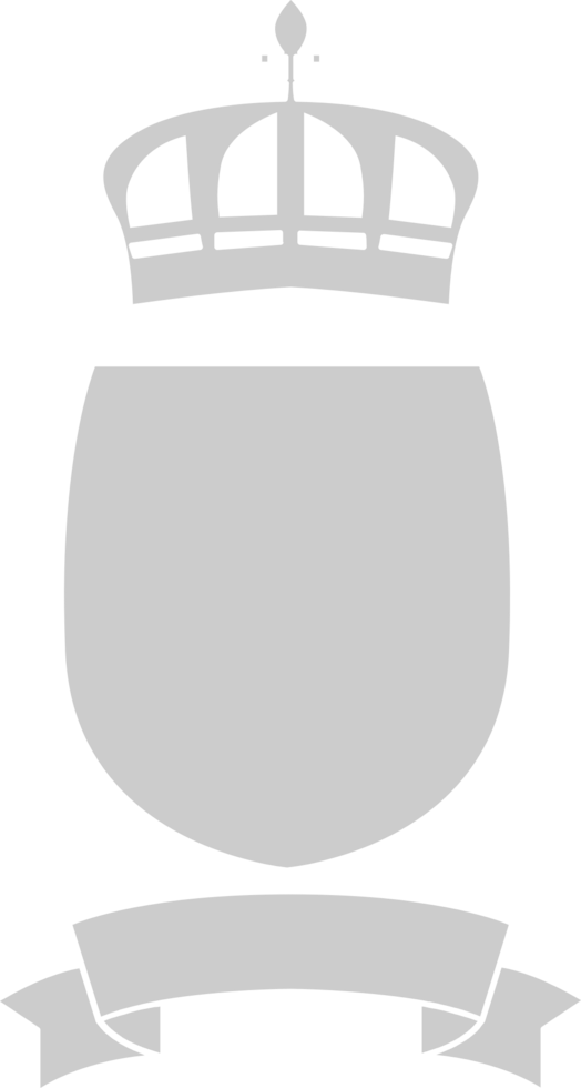 shield and crown  vector