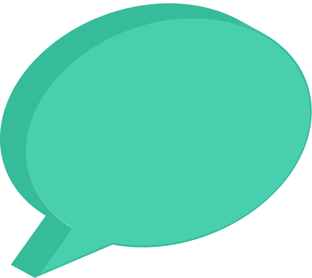 Speech bubbles isometric vector