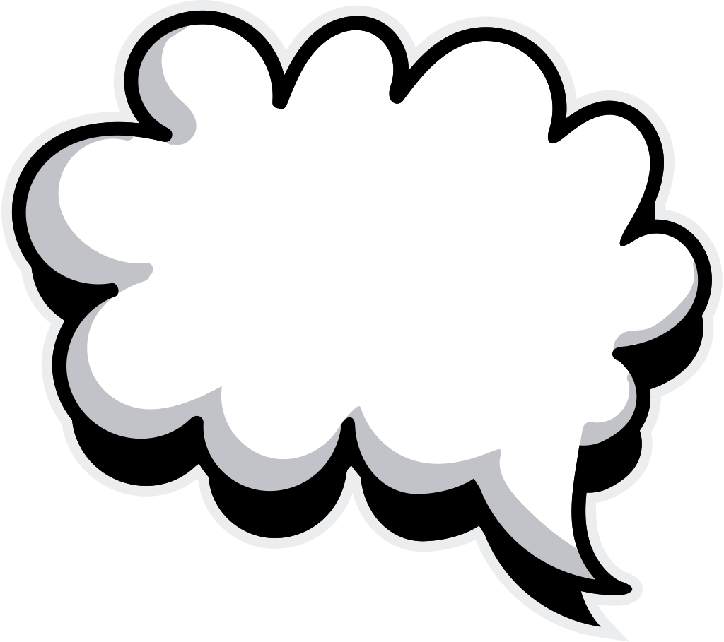 Speech bubble vector